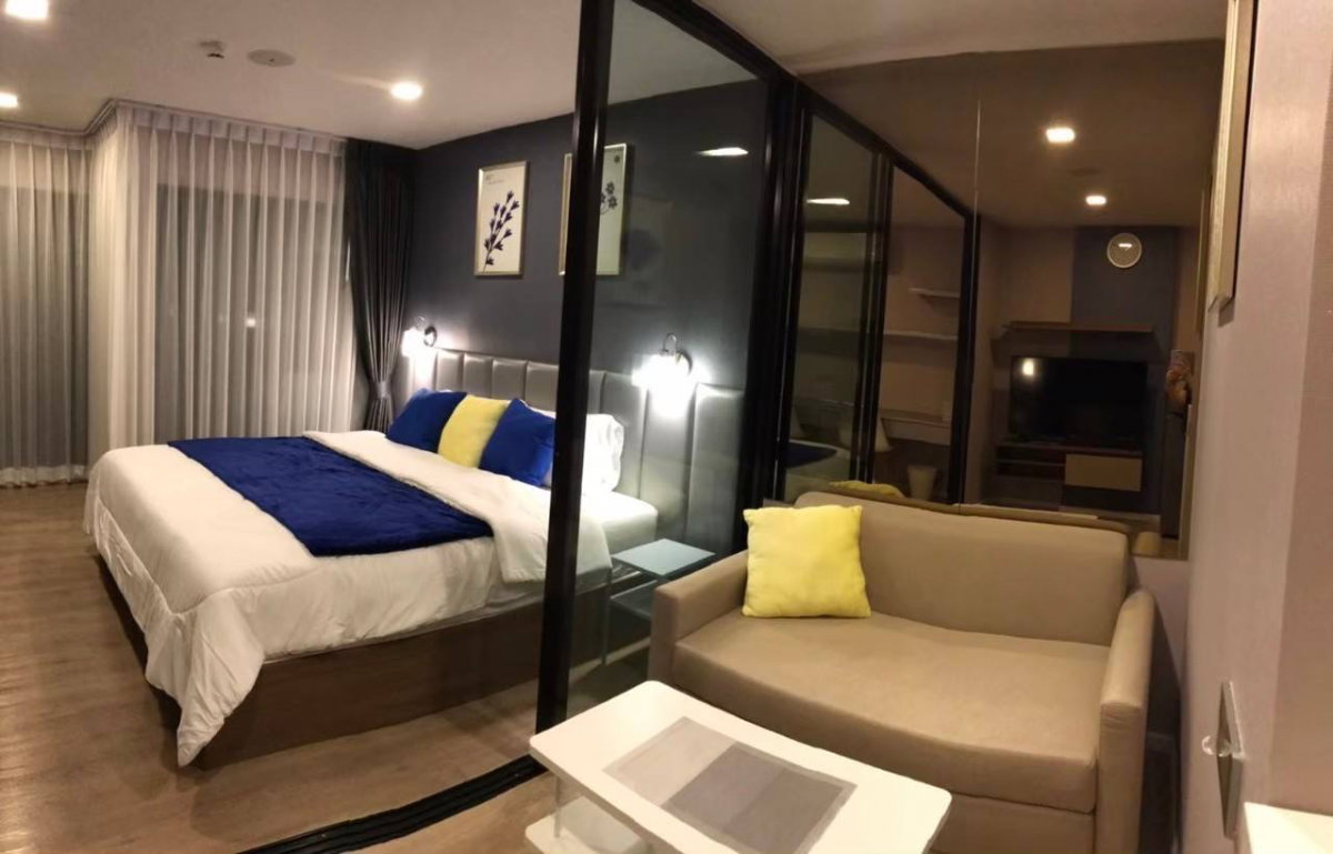 รูป 🏡 ให้เช่า Kave Town Shift 13,000฿💖  ✨ ตึก A ชั้น 7 วิวสระ ตกแต่งสวย - รูปที่ 2/17