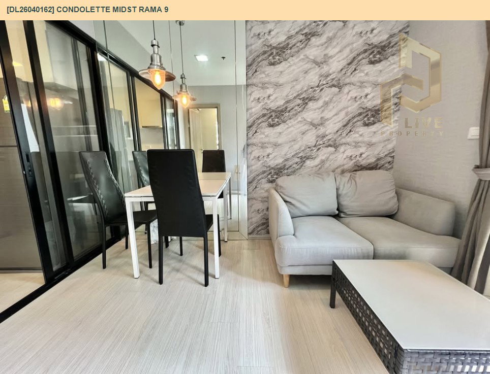 รูป DL26040162 ให้เช่าคอนโด คอนโดเลต มิสท์ พระราม 9 (Condolette Midst Rama 9) ใกล้ MRT พระราม 9 พร้อมเข้าอยู่ โทรด่วน 0656259498 LineID @257sxzzu - รูปที่ 2/11