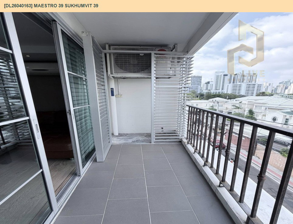 รูป DL26040163 ให้เช่าคอนโด มาเอสโตร 39 สุขุมวิท 39 (Maestro 39 Sukhumvit 39) ใกล้ BTS พร้อมพงษ์ พร้อมเข้าอยู่ โทรด่วน 0656259498 LineID @257sxzzu - รูปที่ 19/19
