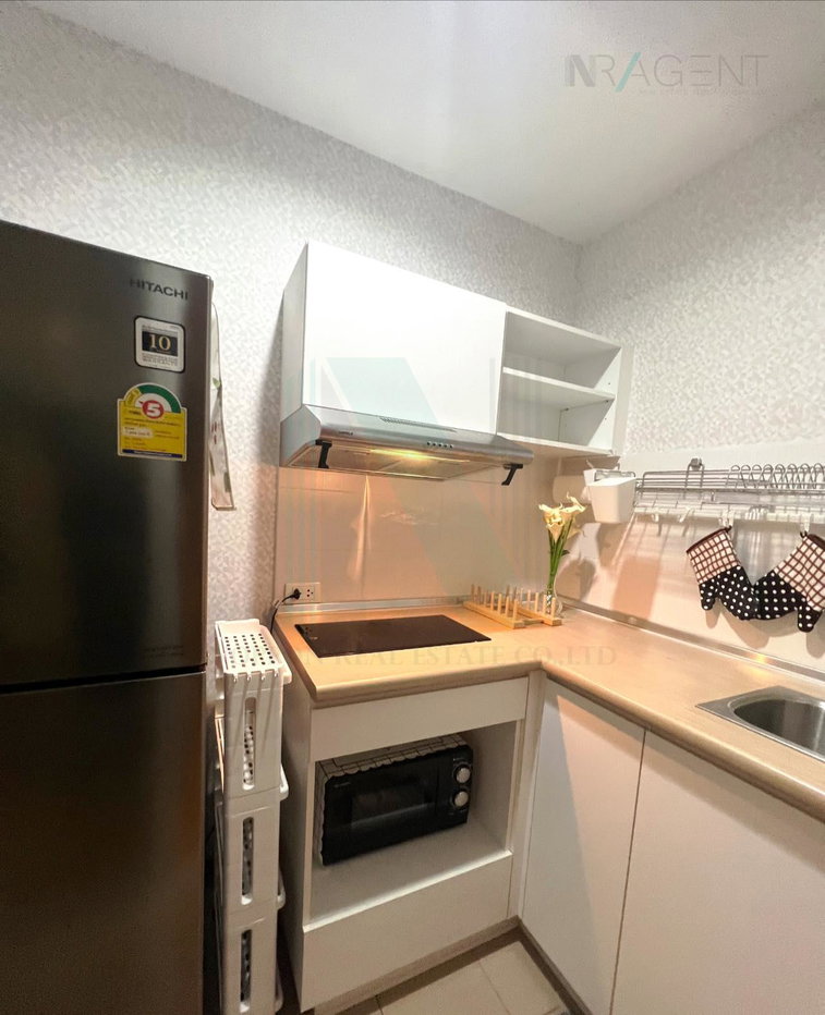 รูป ให้เช่าคอนโด ลุมพินี พาร์ค พระราม 9 - รัชดา อาคาร 1 ชั้น 8 1 ห้องนอน ขนาด 38.00 ตรม ใกล้ MRT พระราม 9 - รูปที่ 7/8