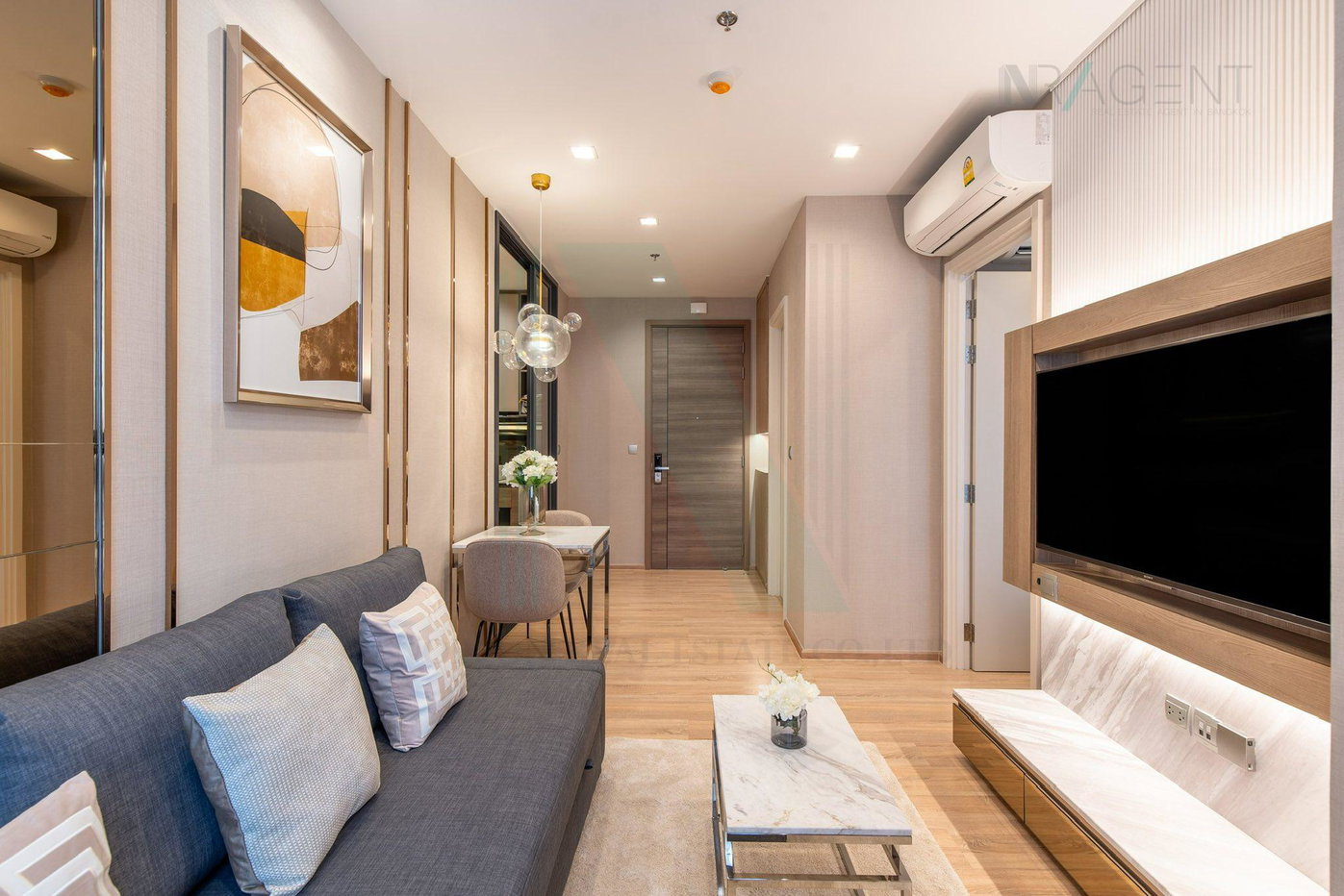 รูป 🎉 ให้เช่าคอนโด เดอะ ไลน์ พหลฯ-ประดิพัท อาคาร 1 ชั้น 6 1 ห้องนอน ขนาด 42 ตรม ใกล้ Big C สะพานควาย - รูปที่ 8/8