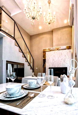 ขายคอนโด : ขาย คอนโด C เอกมัย คอนโดทาวน์ Duplex Floor  ราคาพิเศษ!  ตกแต่งครบ พร้อมเข้าอยู่ทันที สวยหรูมาก