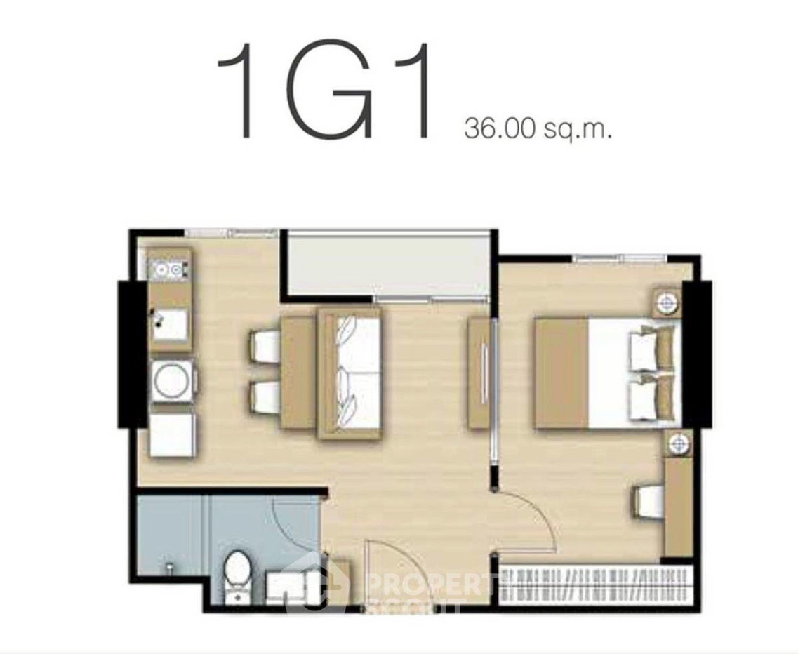 รูป คอนโด 1-ห้องนอน ที่ เดอะพาร์คแลนด์ เพชรเกษม 56 ใกล้ MRT หลักสอง (ID 2781129) - รูปที่ 10/24