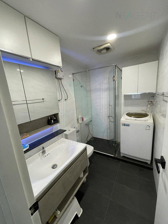 รูป 🎉 ให้เช่าคอนโด คอนโด เดอะ วอเตอร์ฟอร์ด ไดมอน ทาวเวอร์ อาคาร 1 ชั้น 18 1 ห้องนอน ขนาด 52 ตรม ใกล้ ศูนย์การค้ามิราเคิลมอลล์ - รูปที่ 2/8