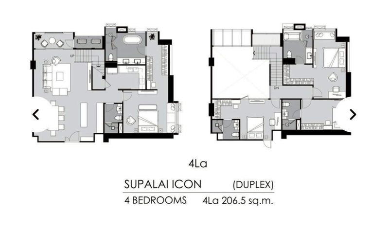 รูป For rent 🏢Duplex  Luxury Condo 📍Supalai Icon Sindhorn 📍 Rent Prices 250,000 / month. - รูปที่ 7/8