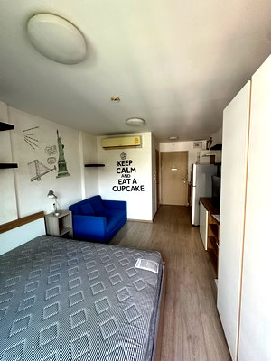 Condos for sale : Elio Sukhumvit 64 - Studio 22SQM next to the pool with shuttle bus to BTS