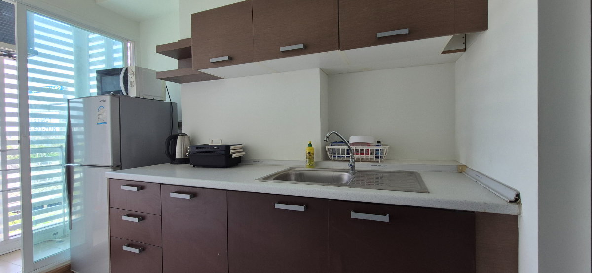 รูป ให้เช่าห้องแต่งพร้อม เฟอร์ครบ ห้องใหญ่ วิวดี ราคาถูก ใกล้ ARL และ MRT สถานีหัวหมาก - รูปที่ 10/12