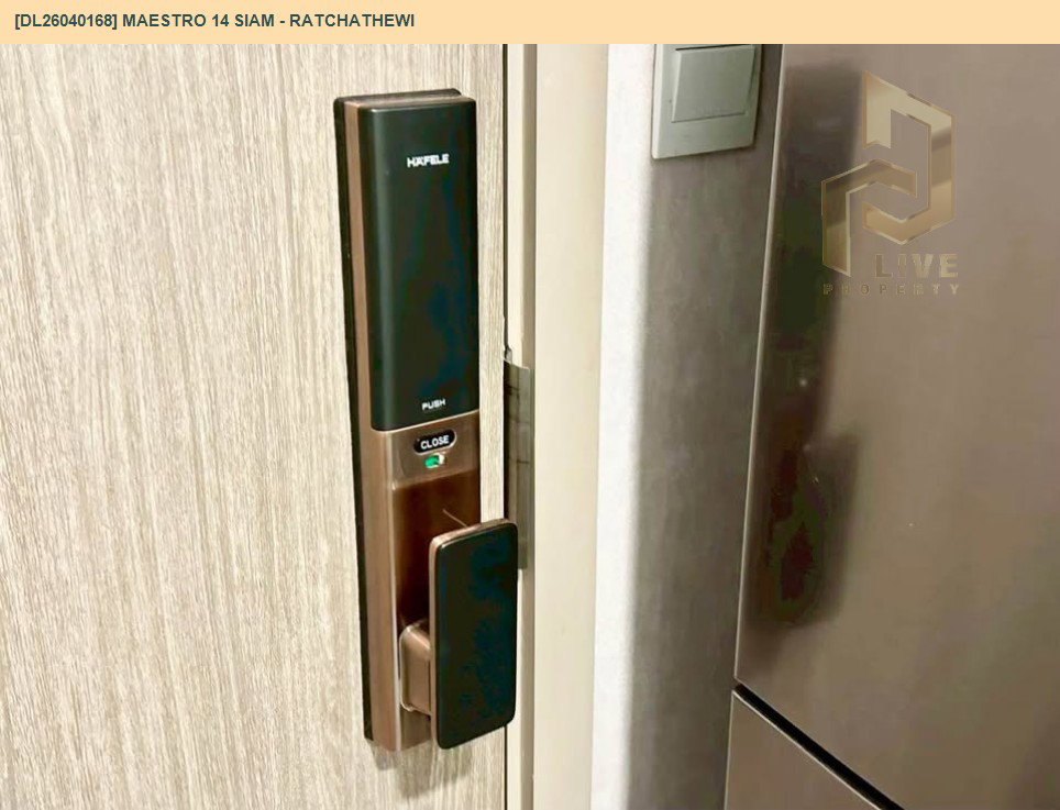 รูป DL26040168 ให้เช่าคอนโด มาเอสโตร 14 สยาม - ราชเทวี (Maestro 14 Siam - Ratchathewi) ใกล้ BTS ราชเทวี พร้อมเข้าอยู่ โทรด่วน 0653619502 LineID @897iyzll - รูปที่ 11/16