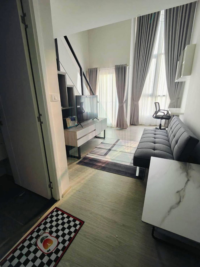 รูป ให้เช่าคอนโด ออริจิ้น ปลั๊ก แอนด์ เพลย์ รามคำแหง ทริปเปิ้ล สเตชั่น อาคาร 1 ชั้น 7 Duplex ขนาด 32 ตรม ใกล้ ใกล้ Big C Extra สุขาภิบาล 3 - รูปที่ 7/8