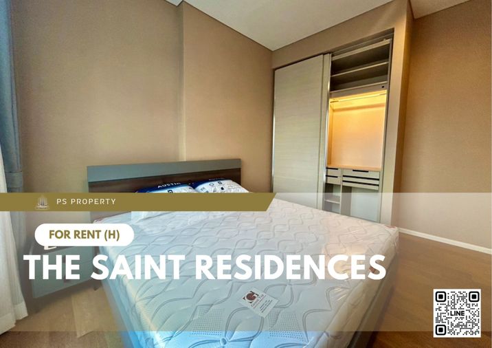 ให้เช่า 📍 The Saint Residences 📍 เฟอร์นิเจอร์ และ เครื่องใช้ไฟฟ้าครบ ใกล้ BTS ห้าแยกลาดพร้าว