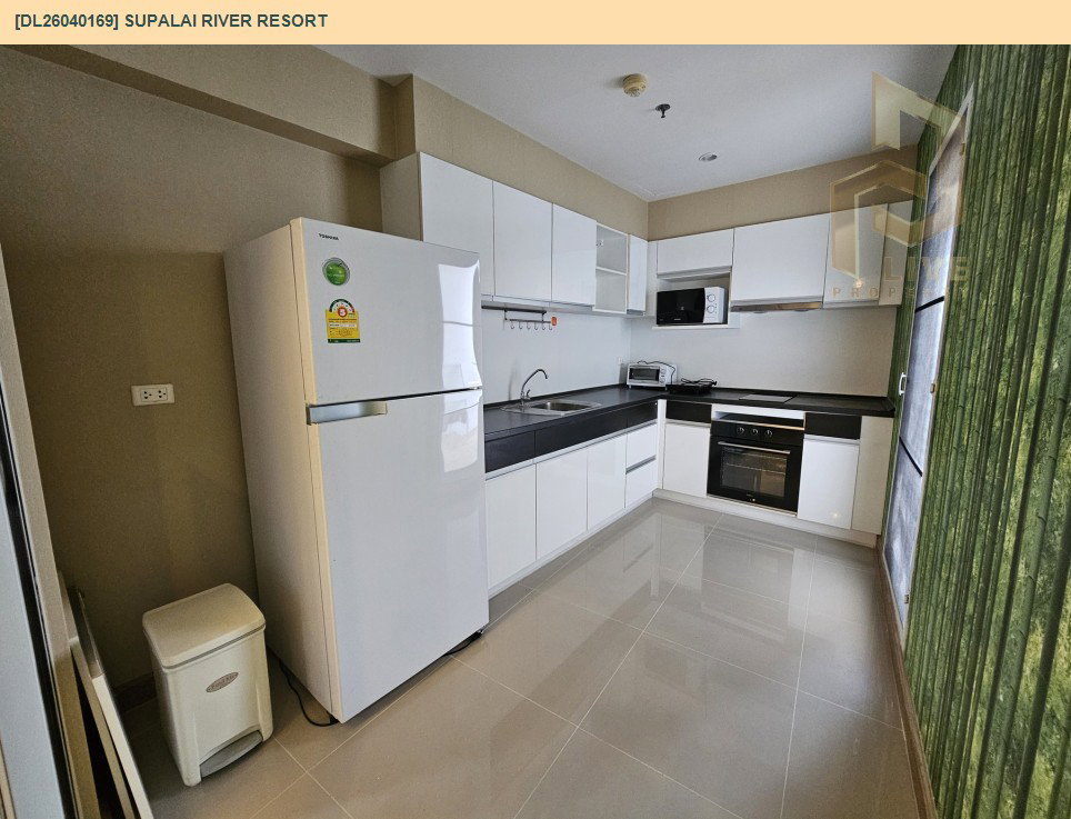 รูป DL26040169 ให้เช่าคอนโด ศุภาลัย ริเวอร์ รีสอร์ท (Supalai River Resort) ใกล้ BTS กรุงธนบุรี พร้อมเข้าอยู่ โทรด่วน 0653619502 LineID @897iyzll - รูปที่ 3/6