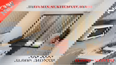 🍀🍀Hot Deal 🔥🔥🔥ให้เช่า📌 ไอดีโอ มิกซ์ สุขุมวิท103 (Line:@rent2022)BTS อุดมสุข✨พร้อมเข้าอยู่🔖A10713