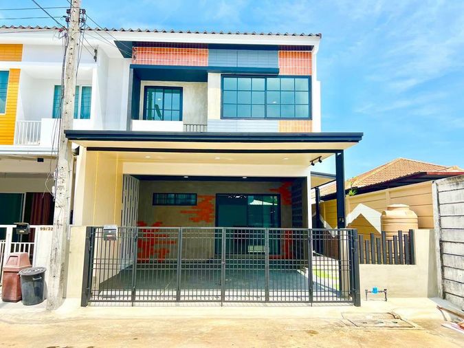 ขายทาวน์โฮม 2 ชั้น โครงการ The Trust Town วงแหวน–ลำลูกกา 3 ห้องนอน ใกล้วงแหวน ราคา 2.95 ล้านบาท
