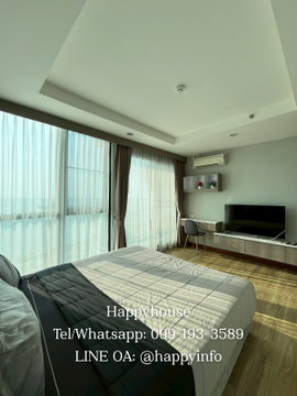 ✨For rent Ladda plus 15 floor, sea view, 75 sqm, 2 bed 2 bath, only 40,000 baht/month