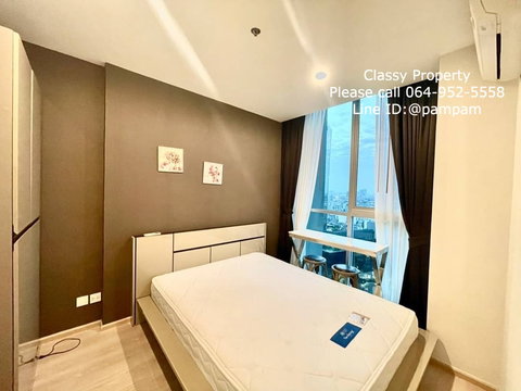 ให้เช่าคอนโด : โนเบิล รีวอล์ฟ รัชดา1 1 ห้องนอน ห้องสวย ชั้นสูง เฟอร์ครบ ติดMRTศูนย์วัฒนธรรม (Noble Revolve Ratchada1) 