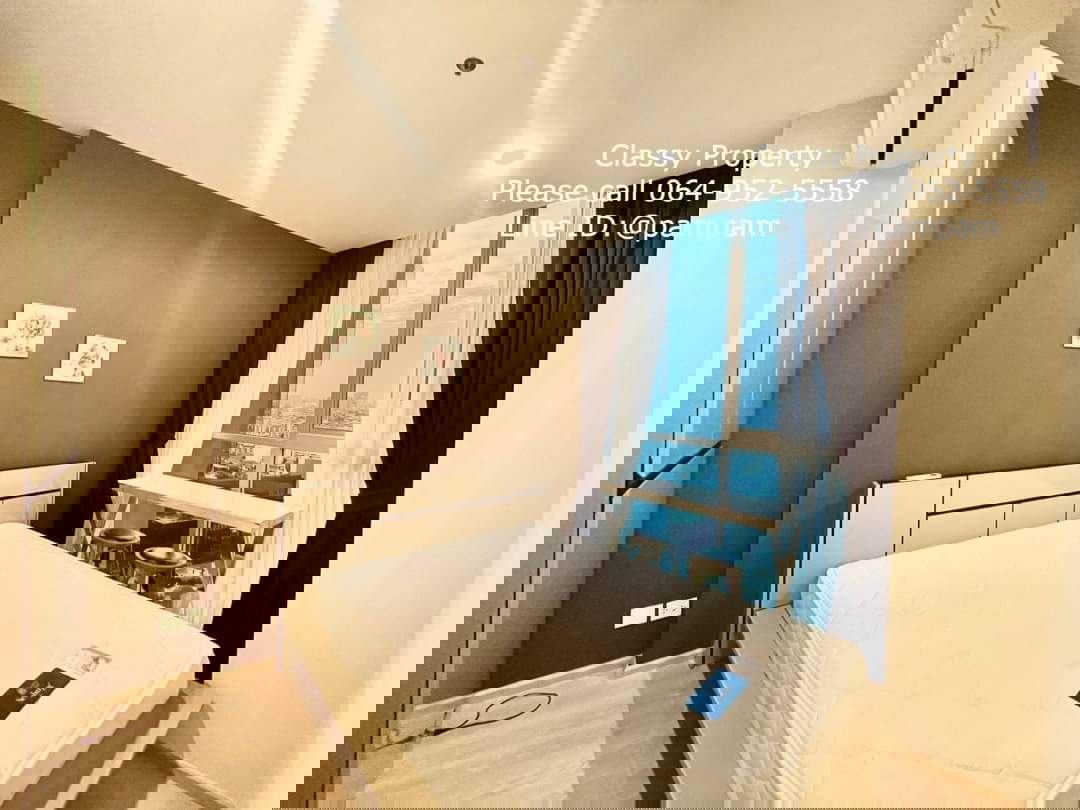 รูป ให้เช่าคอนโด : โนเบิล รีวอล์ฟ รัชดา1 1 ห้องนอน ห้องสวย ชั้นสูง เฟอร์ครบ ติดMRTศูนย์วัฒนธรรม (Noble Revolve Ratchada1)  - รูปที่ 1/10