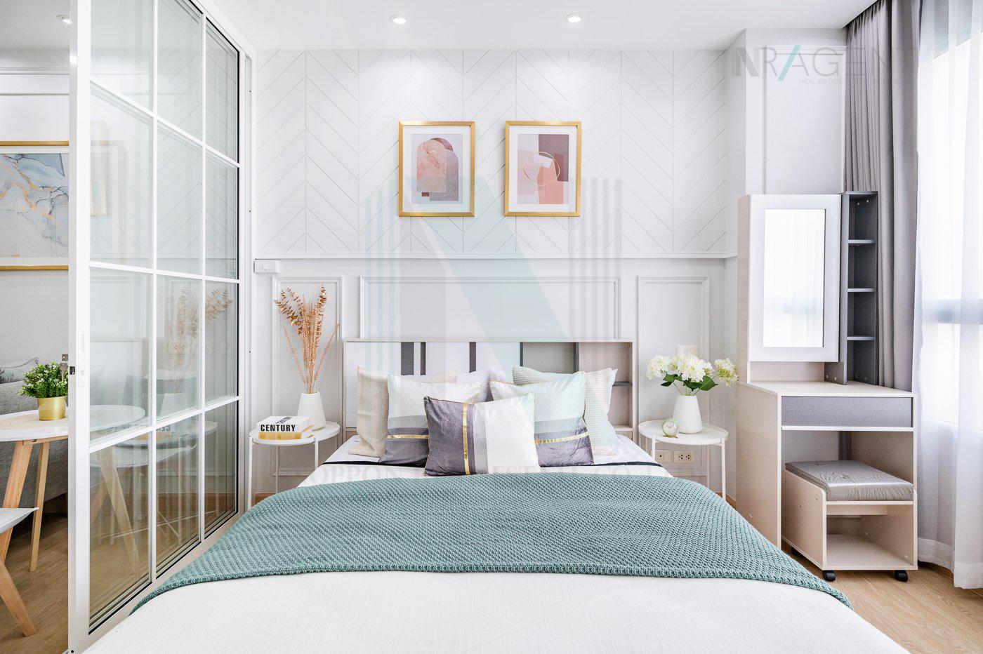 รูป 🎉 ให้เช่าคอนโด แฮปปี้ ลาดพร้าว 101 อาคาร E ชั้น 5 1 ห้องนอน ขนาด 34.00 ตรม ใกล้ มหาวิทยาลัยอัสสัมชัญ - รูปที่ 3/8