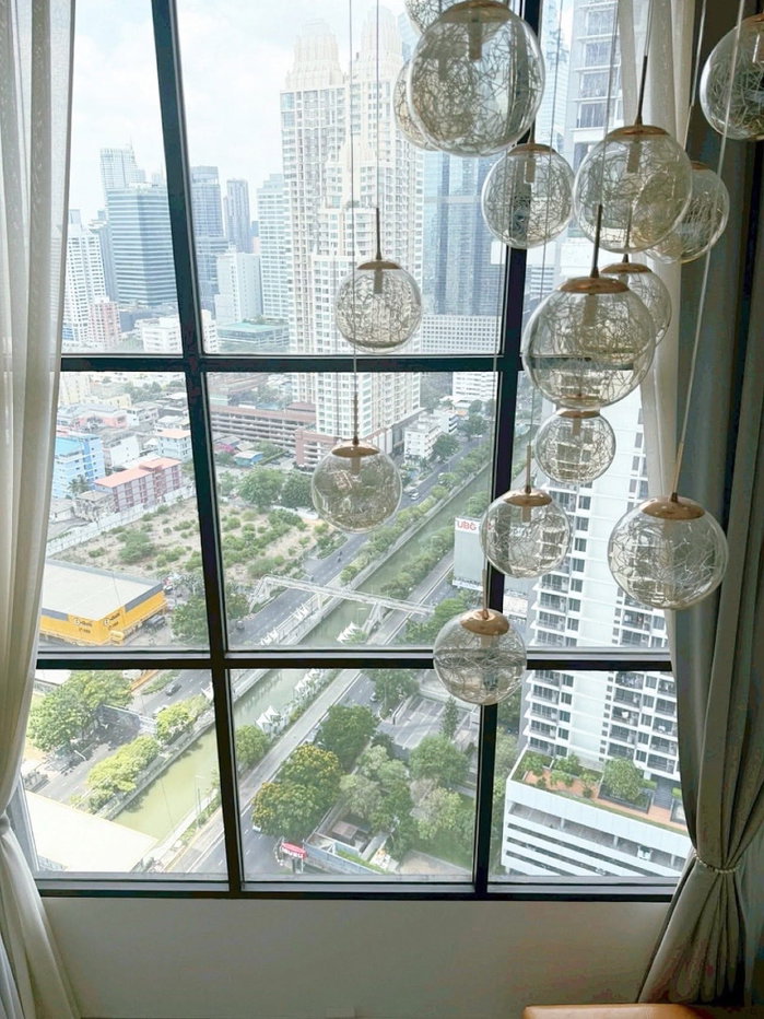 รูป code : H40 ว่างแล้ว!! คอนโดให้เช่า ไนท์บริดจ์ ไพร์ม สาทร (Knightsbridge Prime Sathorn) | ห้อง Duplex ชั้นสูง วิวเมืองสวย พร้อมเข้าอยู่ - รูปที่ 8/9