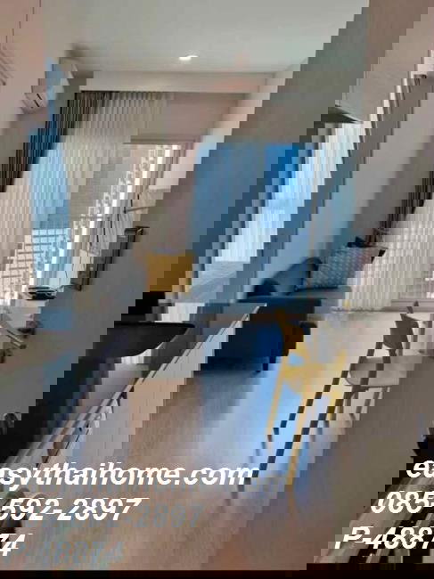 รูป [คอนโดให้เช่า ห้วยขวาง ชั้น 15 P-48874] โนเบิล รีวอลฟ์ รัชดา ใกล้ MRT ศูนย์วัฒนธรรม ราคา 17,000 บาท | line @easythaihome 085-592-2897 - รูปที่ 8/9