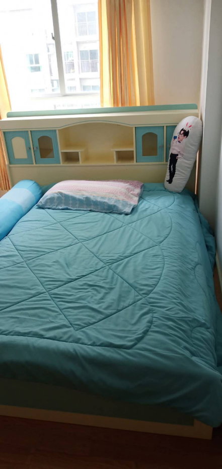 รูป ให้เช่าคอนโด เดอะพาร์คแลนด์ ไลท์ สุขุมวิท-ปากน้ำ เฟอร์ฯครบ กระเป๋าใบเดียวเข้าอยู่ได้เลย ทำเลดีเดินทางสะดวก ใกล้รถไฟฟ้า BTS ปากน้ำ เพียง 200 ม. - รูปที่ 4/7