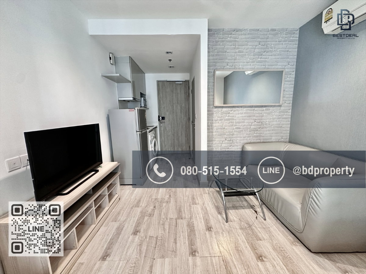 รูป Bestdeal ให้เช่า Studio 22ตรม.ราคา 13,000/เดือนเท่านั้น เฟอร์นิเจอร์และเครื่องใช้ไฟฟ้าครบ “IDEO MOBI RAMA 9” ใกล้MRT และ เซ็นทรัลพระราม 9 เพียง 80 ม. - รูปที่ 1/11