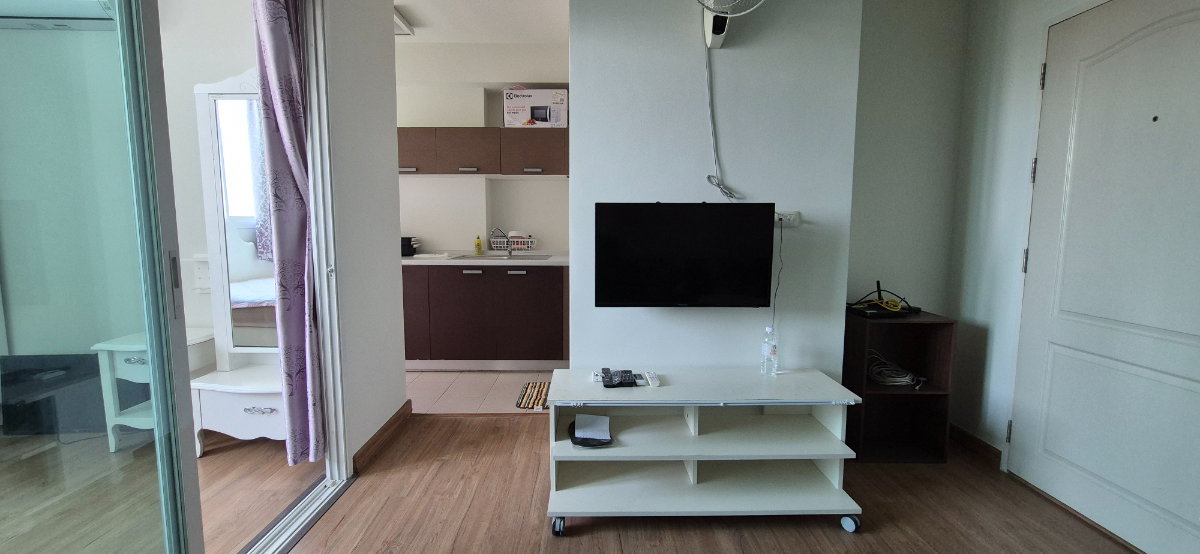 รูป ให้เช่าห้องแต่งพร้อม เฟอร์ครบ ห้องใหญ่ วิวดี ราคาถูก ใกล้ ARL และ MRT สถานีหัวหมาก - รูปที่ 3/12