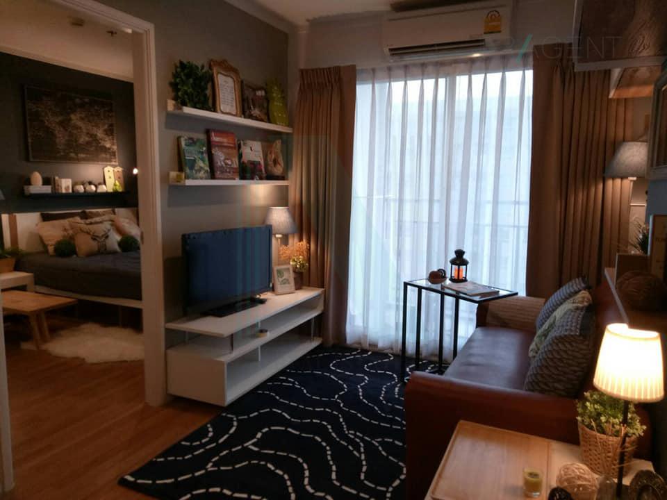 รูป 🎉 ให้เช่าคอนโด ลุมพินี พาร์ค พระราม 9 - รัชดา อาคาร A ชั้น 22 1 ห้องนอน ขนาด 30.00 ตรม ใกล้ MRT พระราม 9 - รูปที่ 7/8