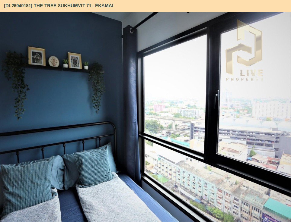 รูป DL26040181 ขายคอนโด เดอะ ทรี สุขุมวิท 71 - เอกมัย (The Tree Sukhumvit 71 - Ekamai) ใกล้ สายสีส้ม พร้อมเข้าอยู่ โทรด่วน 0653619502 LineID @897iyzll - รูปที่ 7/7