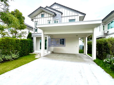 บ้านเดี่ยวให้เช่า : P0631/ปล่อยเช่าบ้านเดี่ยวในโครงการ Villaggio 3 ศรีนครินทร์–บางนา บนถนนบัวนครินทร์ ทำเลดี