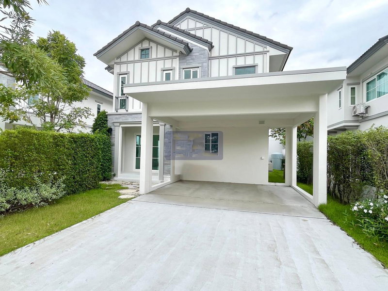 บ้านเดี่ยวให้เช่า : P0631/ปล่อยเช่าบ้านเดี่ยวในโครงการ Villaggio 3 ศรีนครินทร์–บางนา บนถนนบัวนครินทร์ ทำเลดี