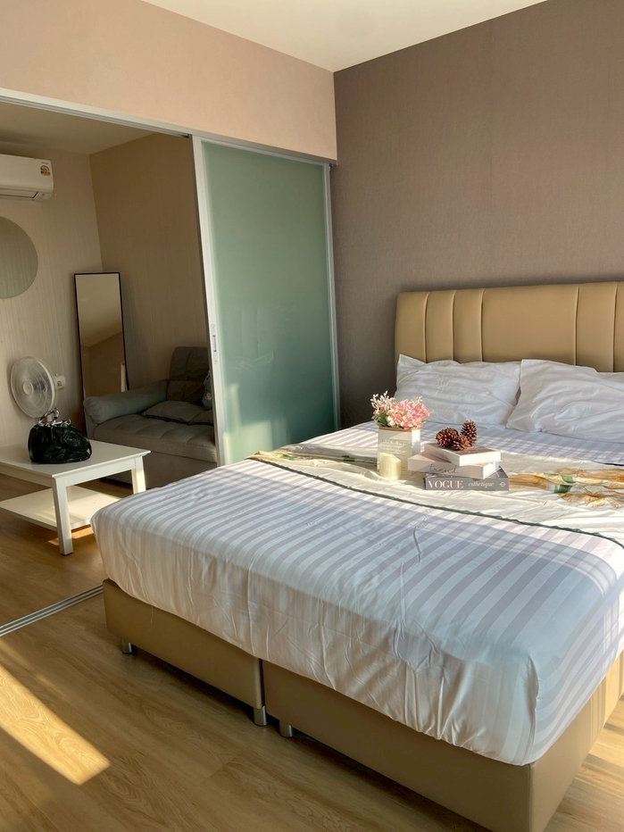 รูป ให้เช่าคอนโด ลุมพินี วิลล์ จรัญ-ไฟฉาย ใกล้MRTจรัญ วิวแม่น้ำ ห้องสวย พร้อมเข้าอย่ เพียง 12,000/เดือน - รูปที่ 6/13