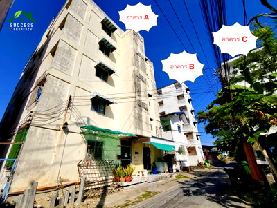 Apartment building for sale Bang Plee Samut Prakarn : For sale: 105-room apartment "Panyaporn Apartment" near Bang Phli District Office.