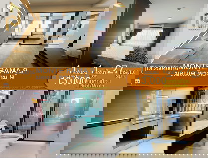 รูปภาพ MDL25040016 ให้เช่าคอนโด มอนเต้ พระราม 9 (MONTE RAMA 9) ใกล้รถไฟฟ้าสายสีส้ม พร้อมเข้าอยู่ โทรด่วน 0653619502 LineID @897iyzll