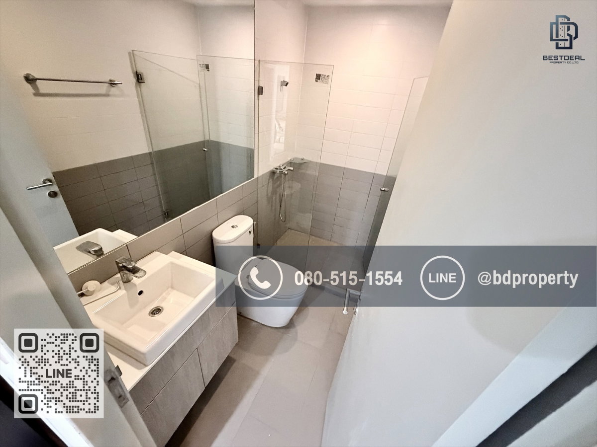 รูป Bestdeal ให้เช่าด่วน!!!ราคา 22,000/เดือน 2 ห้องนอน 45 sqm. เฟอร์นิเจอร์และเครื่องใช้ไฟฟ้าครบพร้อมเข้าอยู่ ใกล้MRT และ เซ็นทรัลพระราม 9 เพียง 80 ม. - รูปที่ 14/16