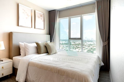 คอนโดให้เช่า : 🎊 ให้เช่าคอนโด รีเจ้นท์ โฮม บางนา อาคาร B ชั้น 31 สตูดิโอ ขนาด 28 ตรม ใกล้ BTS บางนา