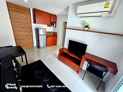 คอนโด ตลาดหนองมน : Burapha Bizz Coondo บางแสน ชั้น4 ---------- แอร์ 2 ตัว ----------Tel 097-049-5874 (Line: @choncondo มี@ด้วย)