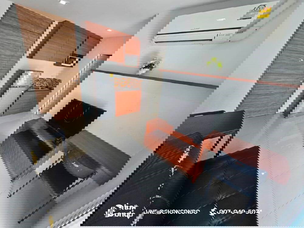 รูป Burapha Bizz Coondo บางแสน ชั้น4 ---------- แอร์ 2 ตัว ----------Tel 097-049-5874 (Line: @choncondo มี@ด้วย) - รูปที่ 1/3