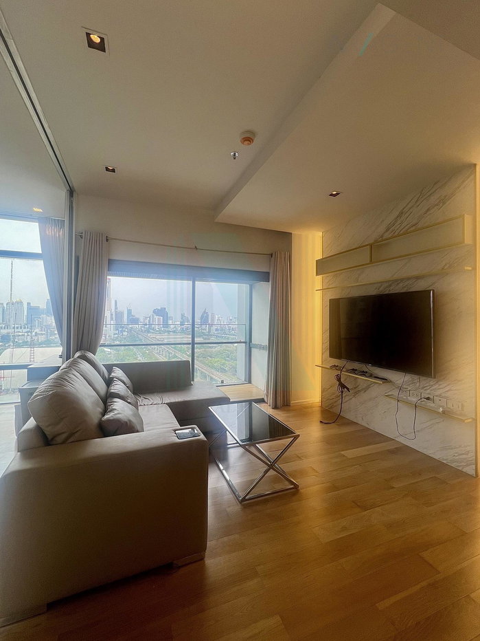 รูป 🚩 ให้เช่าคอนโด เซอร์เคิล 2 ลิฟวิ่ง โปรโตไทป์ อาคาร 1 ชั้น 21 1 ห้องนอน ขนาด 46 ตรม ใกล้ ห้างสรรพสินค้าเซ็นทรัลชิดลม - รูปที่ 2/8