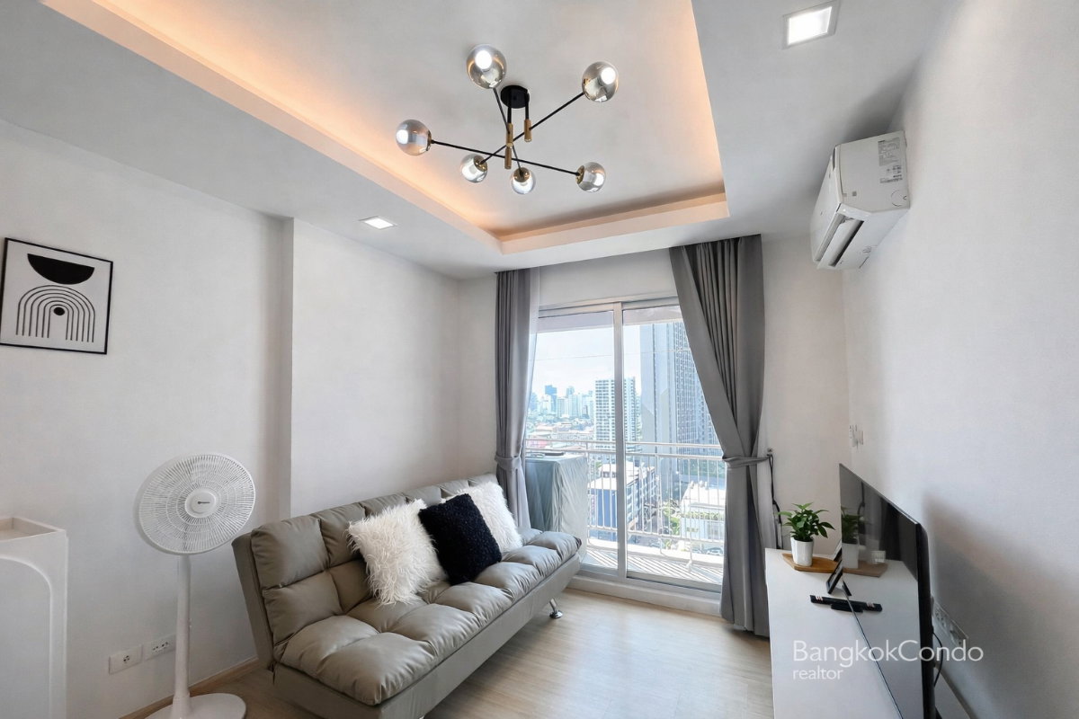 รูป 🍀🍀Cozy room 🌸🌼ให้เช่า📌 ทรู ทองหล่อ (Line:@rent2022)MRT เพชรบุรี✨พร้อมเข้าอยู่🔖A08916 - รูปที่ 6/12