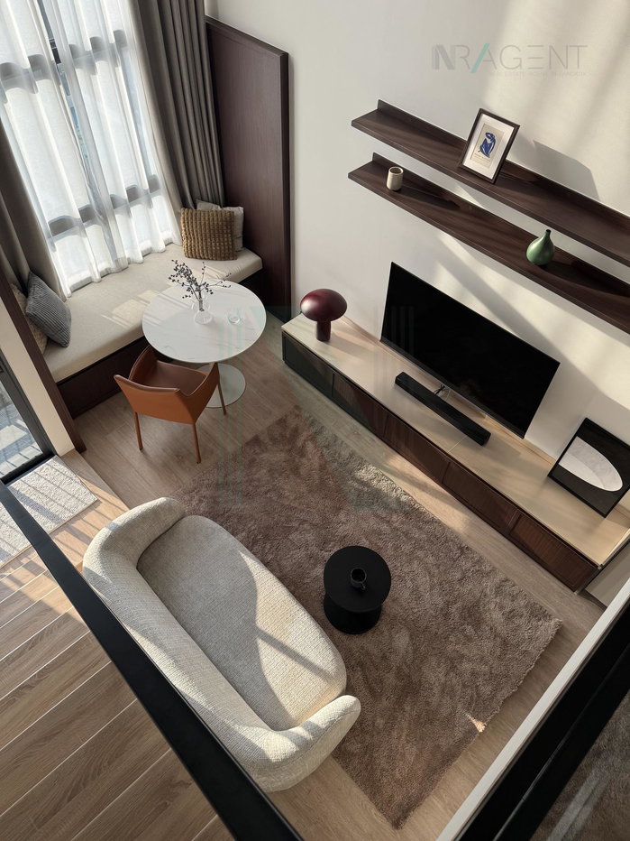 รูป 🚩 ให้เช่าคอนโด ไอดีโอ พระราม 9 - อโศก อาคาร 1 ชั้น 35 Duplex ขนาด 37 ตรม ใกล้ MRT พระราม 9 - รูปที่ 2/8