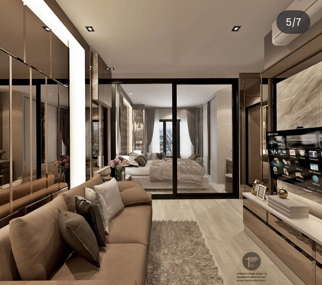 รูป ให้เช่าคอนโดLife asoke​ 30ตรม​  Line​ Id: r-nang - รูปที่ 7/7