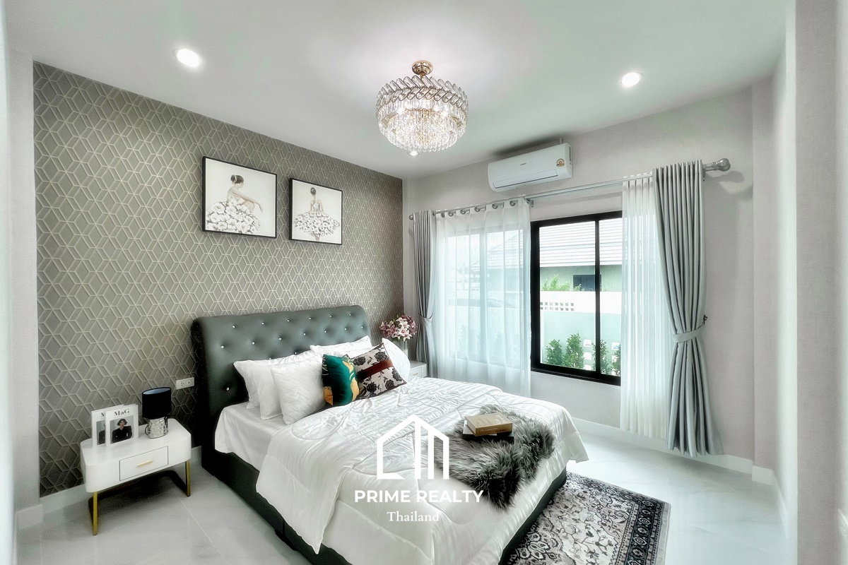 รูป ขายบ้านเดี่ยวสร้างใหม่ หัวหิน 88 พร้อมเฟอร์นิเจอร์ครบ พร้อมอยู่ - รูปที่ 10/12