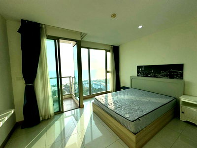 Condos for sale Thai Watsadu South Pattaya : ⛵ Riviera Jomtien ⛵ Foreigner quota / Sea view / 27F / Studio room for quick sale彡