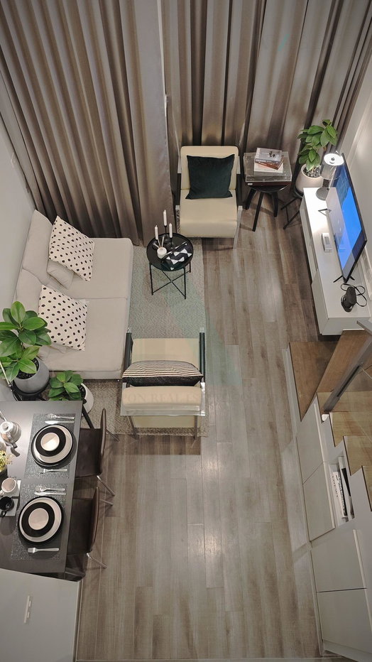 รูป 🚩 ให้เช่าคอนโด ไนท์บริดจ์ สเปซ พระราม 9 อาคาร 1 ชั้น 27 Duplex ขนาด 33.00 ตรม ใกล้ Central พระราม 9 - รูปที่ 3/8