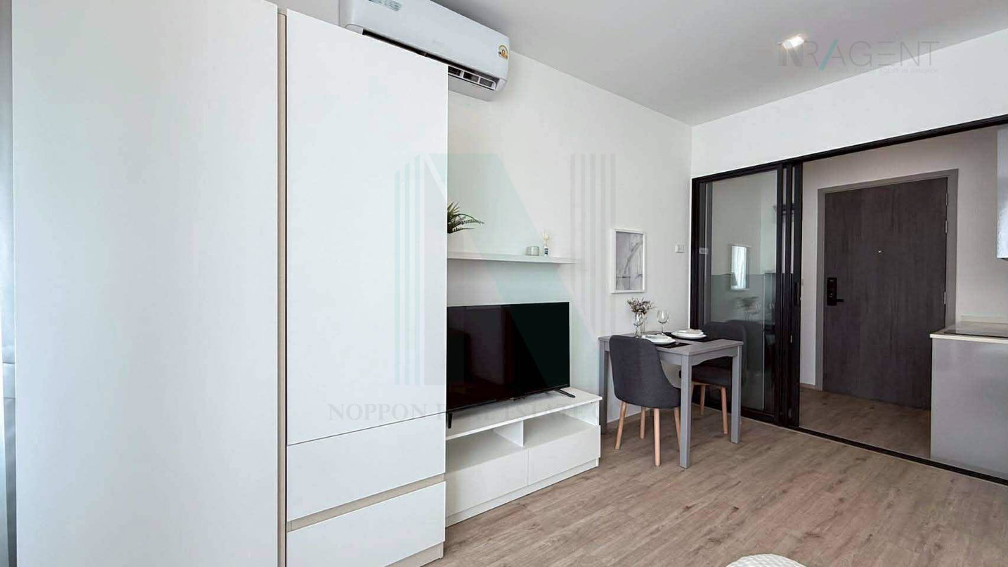 รูป 🚩 ให้เช่าคอนโด เดอะ ริช พระราม 9-ศรีนครินทร์ อาคาร 1 ชั้น 14 สตูดิโอ ขนาด 26 ตรม ใกล้ Lotus พัฒนาการ - รูปที่ 7/8