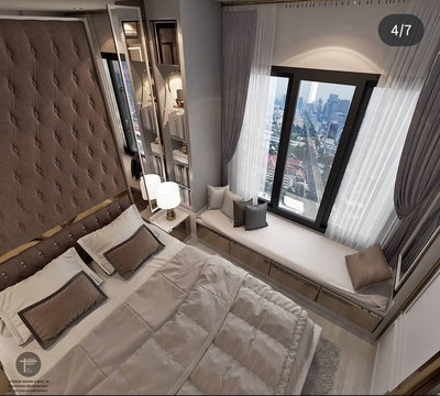 ให้เช่าคอนโดLife asoke​ 30ตรม​  Line​ Id: r-nang