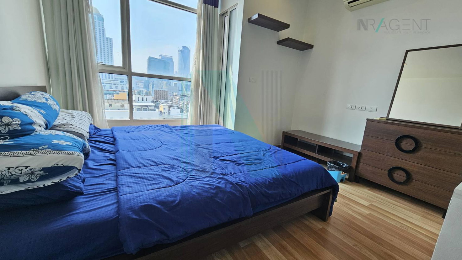 รูป 🚩 ให้เช่าคอนโด ไอดีโอ เวิร์ฟ ราชปรารภ อาคาร 1 ชั้น 11 1 ห้องนอน ขนาด 36 ตรม ใกล้ Indra Square - รูปที่ 7/8