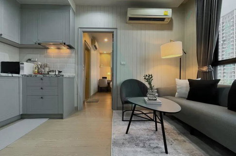 📌 For Rent Condo THE EDITOR SAPHAN KHWAI Building 1, Floor 17,1 bed room, Room size 40 sqm