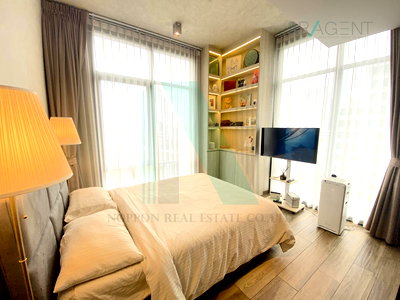 Condos for sale Wat Pathum Wanaram School : 🚩 For Sell Condo THE LOFTS ASOKE Building 12, Floor 22,2 bed room, Room size 75 sqm