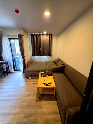 Condos for rent Big C Extra Ratchadaphisek : Condo for Rent: Quintara Mhy Gen — Large Studio 23.64 sq.m. near MRT Huai Khwang, Only 13,000 THB/Month